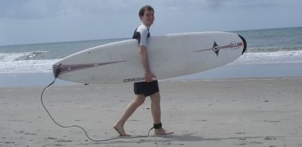 Chris Surfing